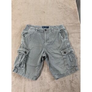 American Eagle Outfitters Men’s Cargo Shorts - Gray Green